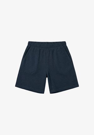 Baron Filou, SIGNATURE STRUCTURED SHORTS (NAVY BLUE) - Shorts - navy blue