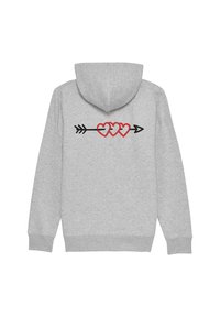 Mira Paris ARROW BACK EMBROIDERY CLASSIC  - Cipzáras pulóver - grey