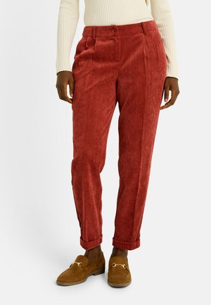 EN À REVERS - Pantalones - bordeaux