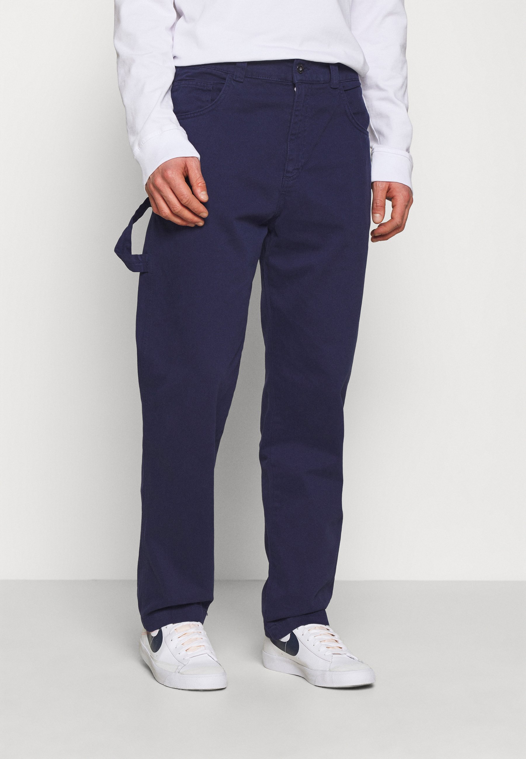 straight leg suit trousers