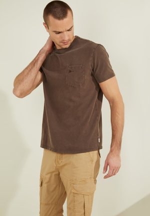 BORSTZAK - T-shirt basic - braun