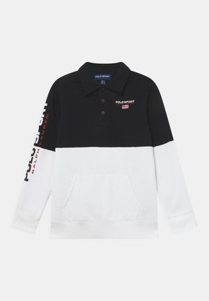 Mikina - polo black multi