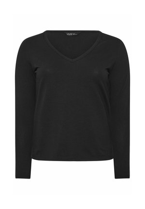 Yours Clothing, WOMEN'S T-SHIRTS - Langarmshirt - black