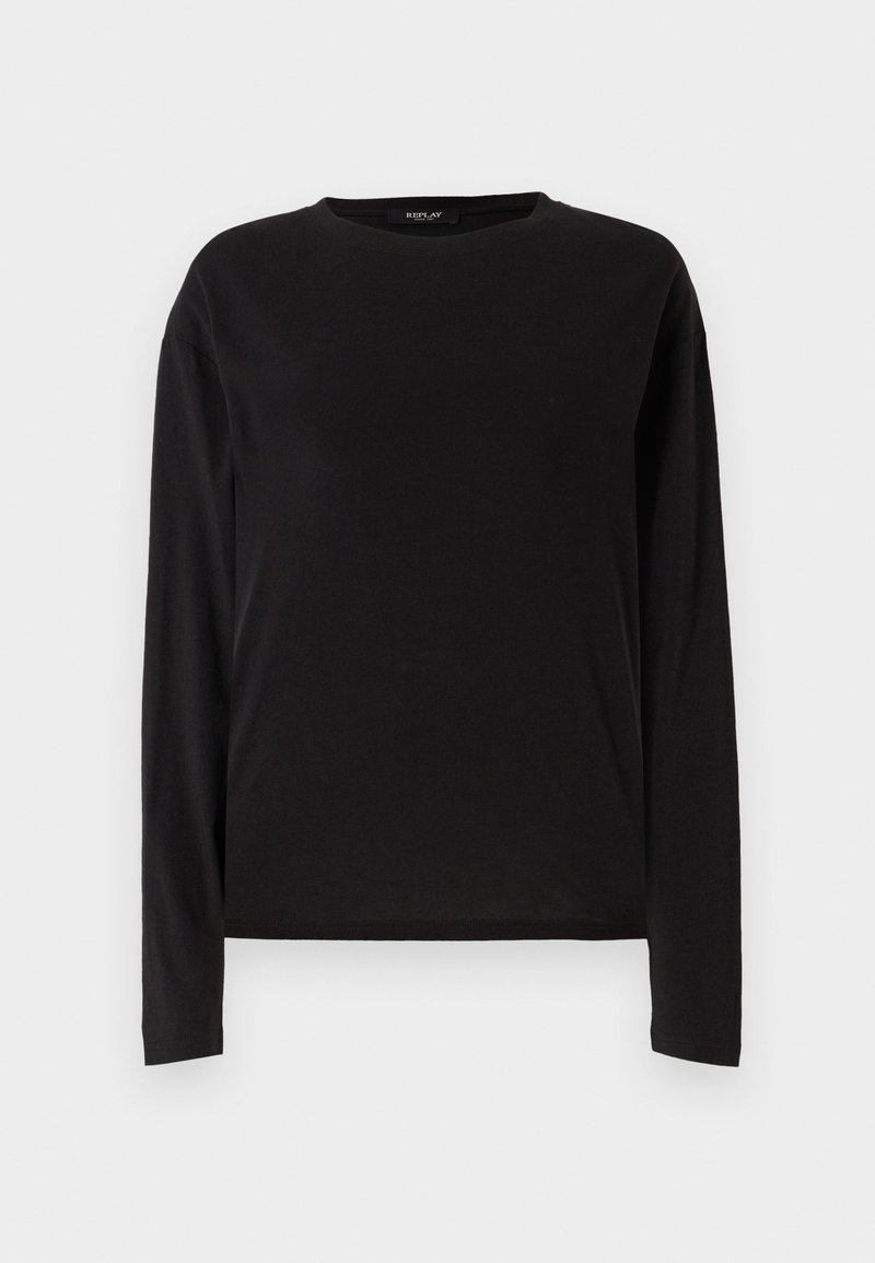 Replay Longsleeve zwart Replay Longsleeve zwart