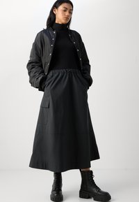 Ecoalf SKIRT WOMAN - A-line skjørt - black