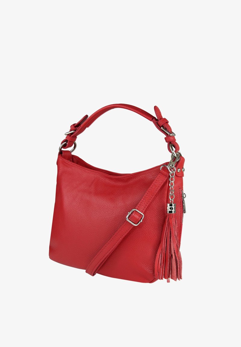 DrachenLeder SCHULTER SHOPPER - Handbag - rot