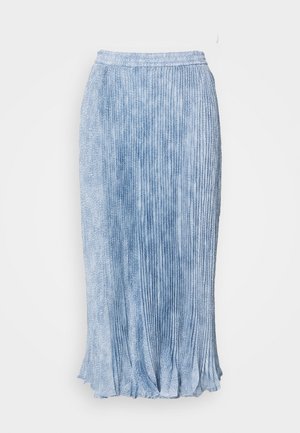 MICHAEL Michael Kors PETAL MIDI PLEAT SKRT - Falda plisada - blue