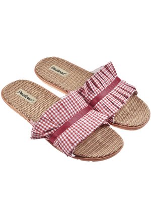 SANDALIA BRASILERAS®,VICHY - Sandalias planas - red