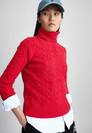 LONG SLEEVE PULLOVER - Trui - fireside red