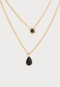 RIVET - Halsband - gold-coloured/jet black