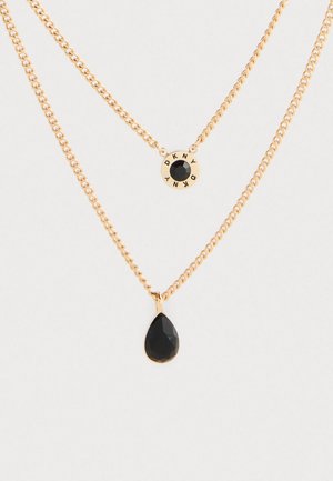 RIVET - Κολιέ - gold-coloured/jet black