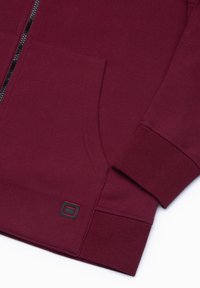 Ombre WITH PRINTS  - Sudadera con cremallera - burgundy