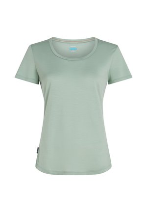icebreaker WOMEN SPHERE SCOOP TEE - T-shirt basic - moss