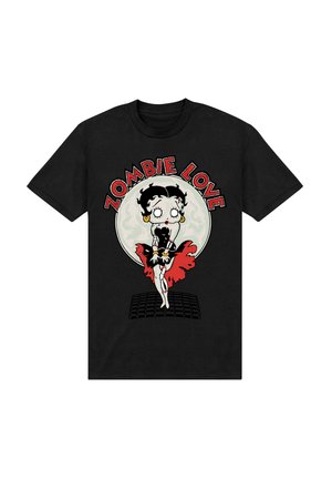 Henry Tiger, BETTY BOOP HALLOWEEN ZOMBIE LOVE - T-shirt print - black