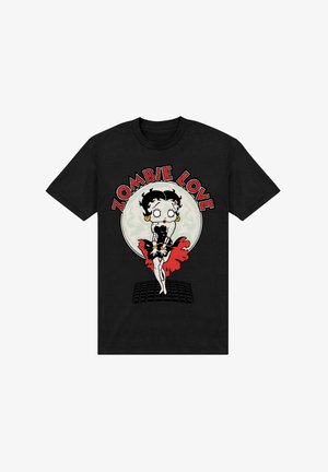 Henry Tiger, BETTY BOOP HALLOWEEN ZOMBIE LOVE - T-shirt print - black