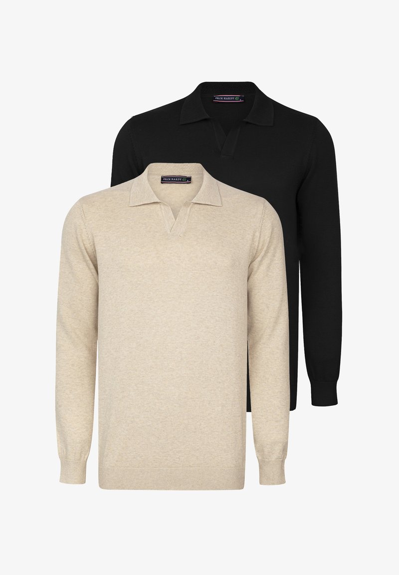 Felix Hardy 2 PACK - Polosärk - black