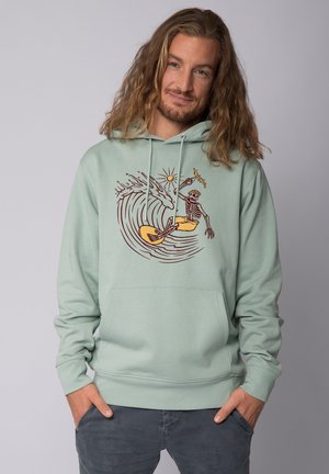 SURFING FOR LIFE - Kapuzenpullover - aloe
