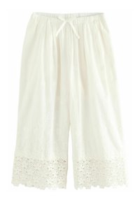 Next - REGULAR FIT - WIDE - Kelnės - white Miniatiūros vaizdas 1