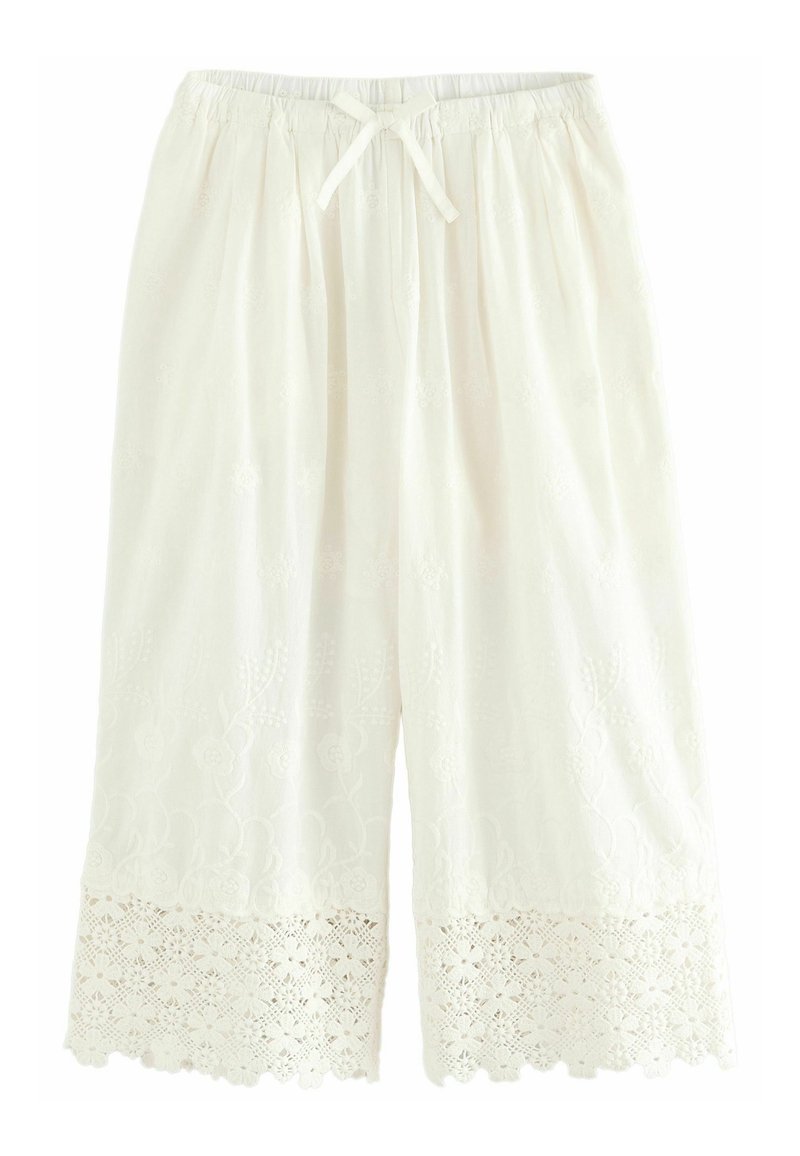 Next - REGULAR FIT - WIDE - Kelnės - white, Padidinti