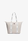 ESSENTIAL REPEAT LOGO TOTE BAG - Τσάντα Tote - stone