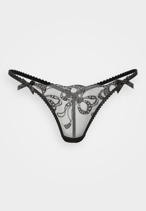 LOUELLA TRIXIE - Thong - black/pink
