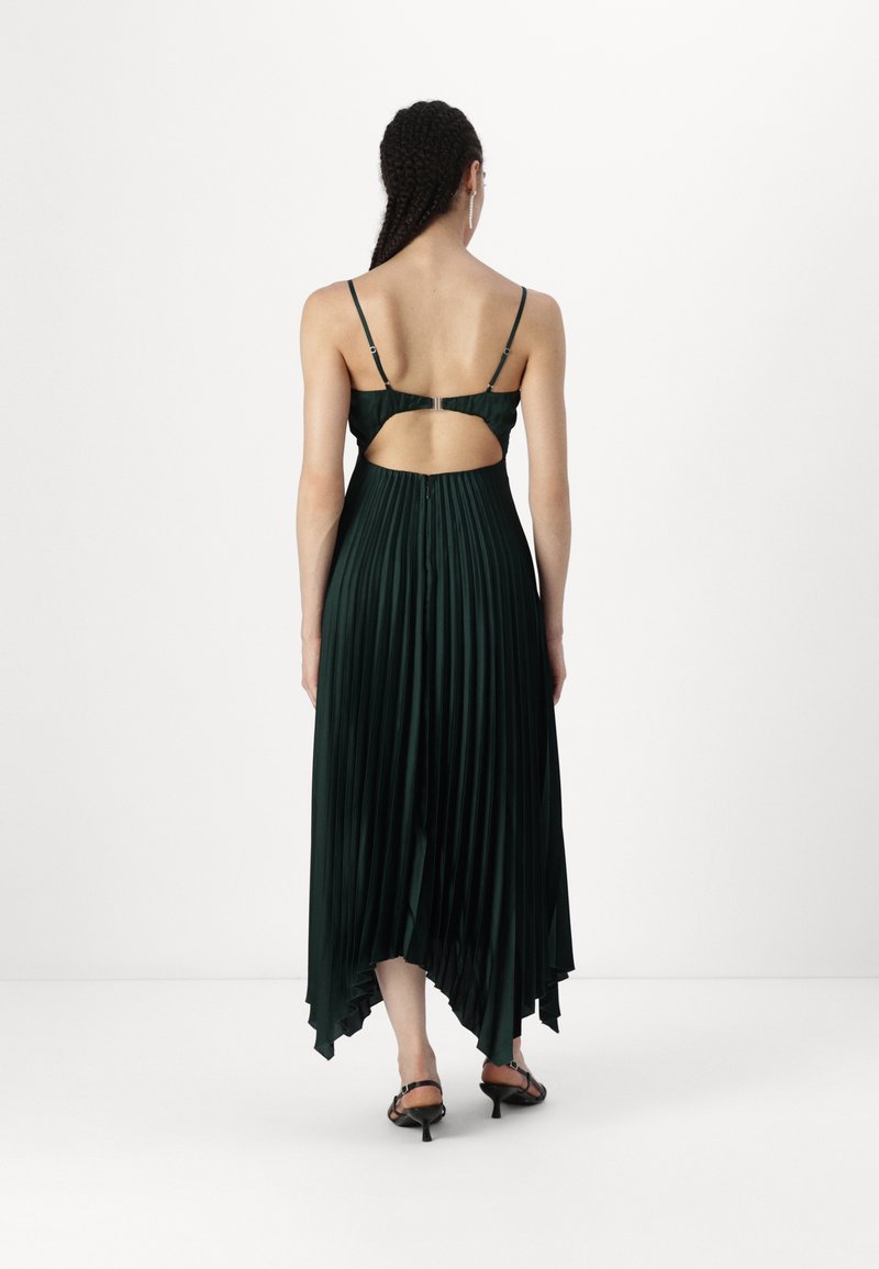 adrianna papell drop waist dress Adrianna Papell Gathered Side Cutout Midi Dress main image 1