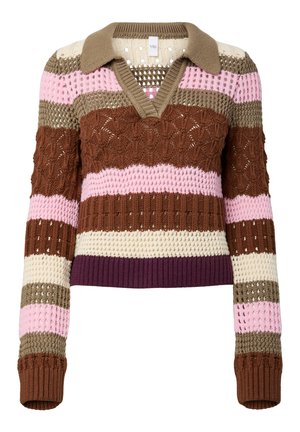 YAS, YASKALA  - Pullover - cashmere rose/multi-coloured