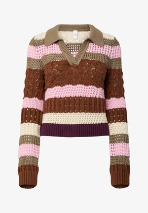 YAS, YASKALA - Pullover - cashmere rose/multi-coloured