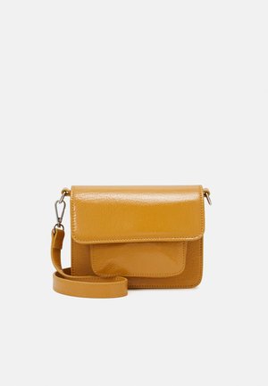 CAYMAN MINI GLOSSY - Olkalaukku - mustard