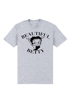 BETTY BOOP BEAUTIFUL BETTY RED LIPS - T-shirts print - light heather
