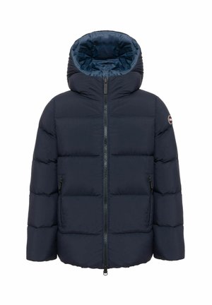 REVERSIBLE HOODED QUILTED - Piumino - dark blue