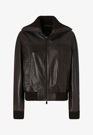 Pinko, 107166-A31X BLUMA BOMBER JACKET - Chaqueta de cuero - brown