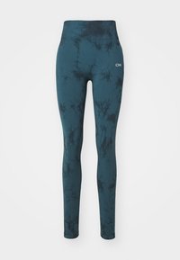 DEFINE SEAMLESS TIE DYE - Leggings - teal