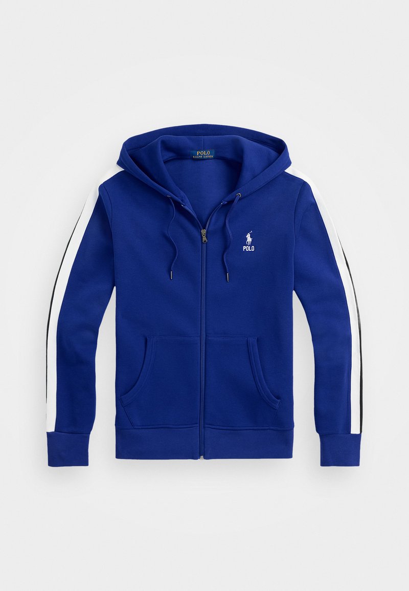 Polo Ralph Lauren DOUBLE KNIT FULL ZIP HOODIE - Užtrauktuku užsegamas treningas - heritage royal multi