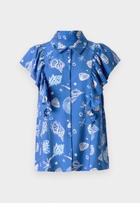 VMSEASHELL FRILL SHIRT - Chemisier - nouvean navy