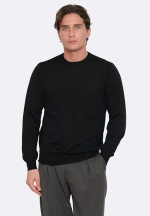 GIROCOLLO - Felpa - nero