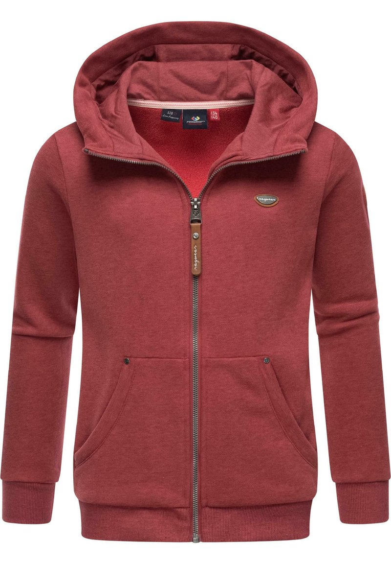 Ragwear KAPUZEN NESIE - Felpa con zip - raspberry