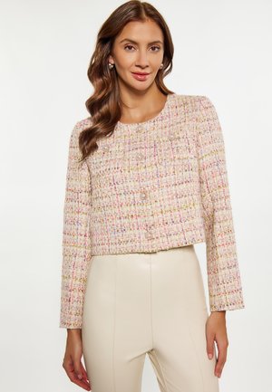 Strickjacke - pink mehrfarbig