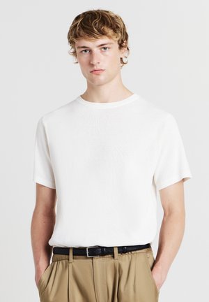 GIROCOLLO - T-shirt basique - bianco lana