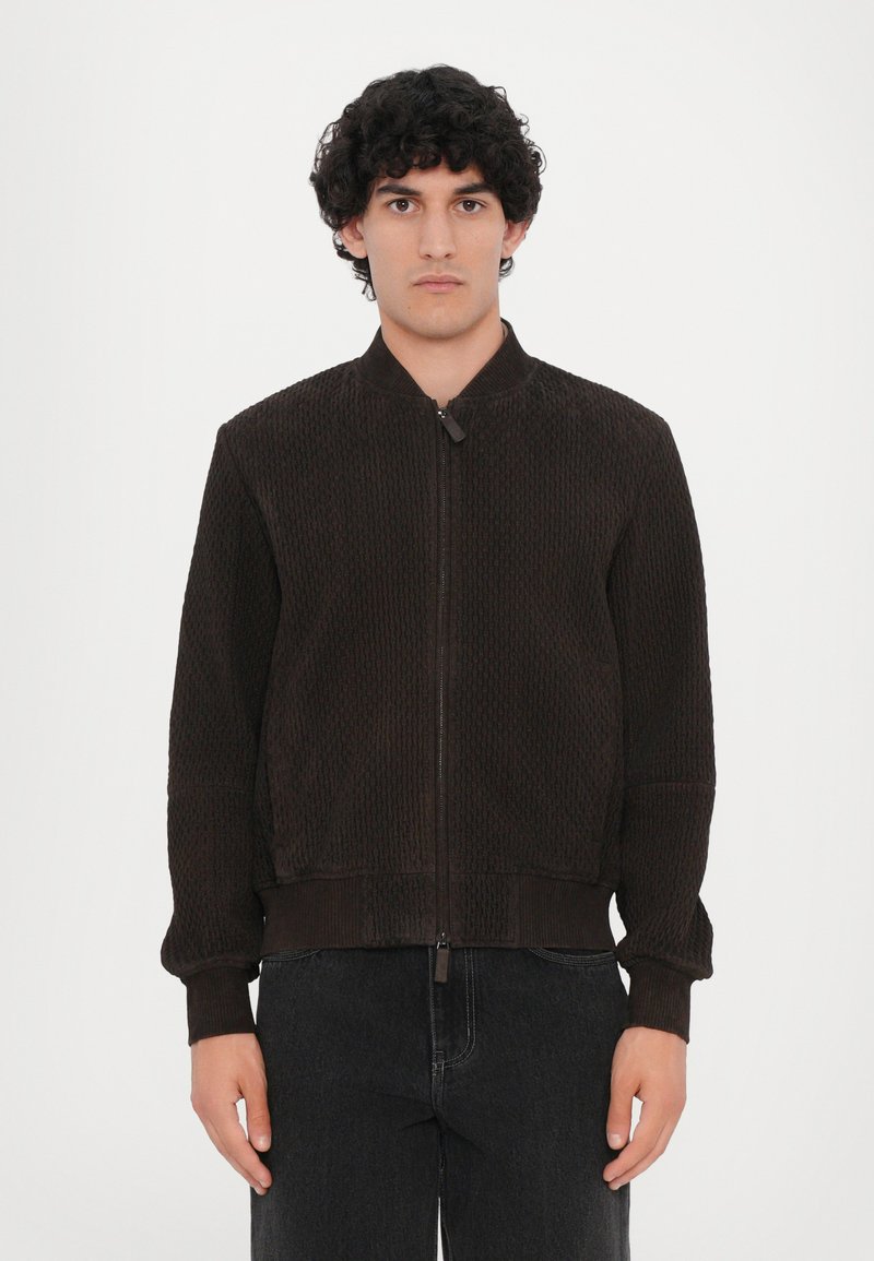 Emporio Armani - BLOUSON JACKET - Blouson Bomber - meteorite, Agrandir