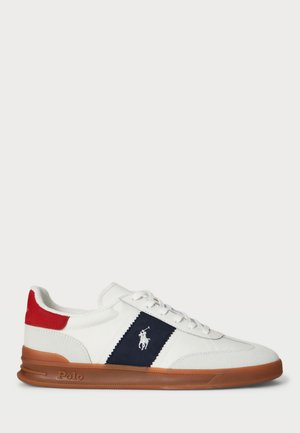 HERITAGE AERA SUEDE-PANELED SNEAKER UNISEX - Trainers - off-white/navy/white