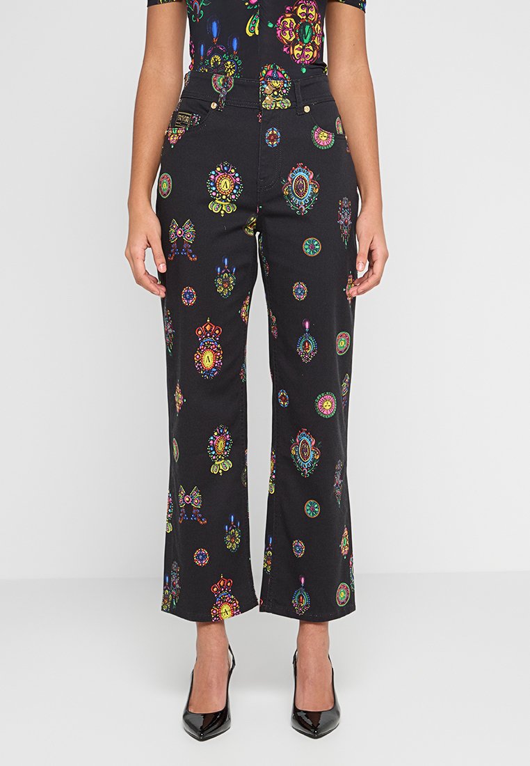 Versace Jeans Couture Straight leg jeans zwart Versace Jeans Couture Straight leg jeans zwart