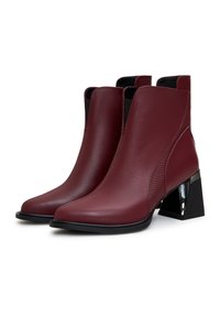 Cesare Gaspari BLOCK HEEL  - Stivaletti - bordo