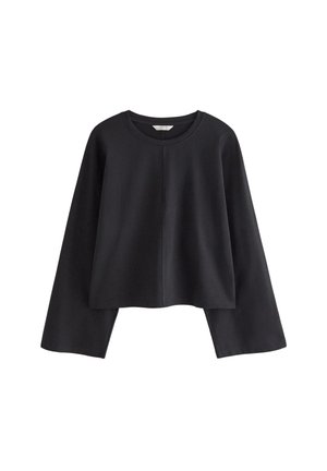 Lindex, LINDEX JERSEY TOP WITH WIDE SLEEVES LINDEX - Langærmet T-shirt - black