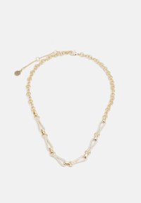 LOOPED PAVE FRONTAL - Necklace - gold-coloured