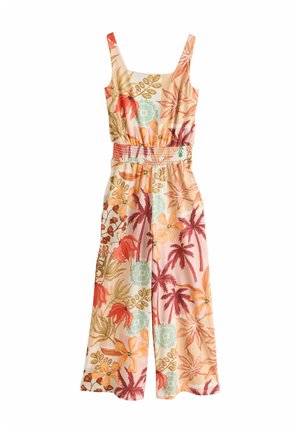 REGULAR FIT - SQUARE NECK   - Tuta jumpsuit - pink floral patch print