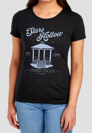 Cotton Soul, GILMORE GIRLS DESTINATION STARS HOLLOW - T-Shirt print - black