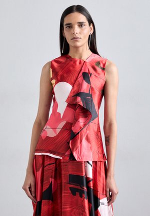 KIARA  - Blouse - crimson garden allover