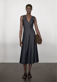 Massimo Dutti - Robe en jean - mottled dark blue Image miniature 1