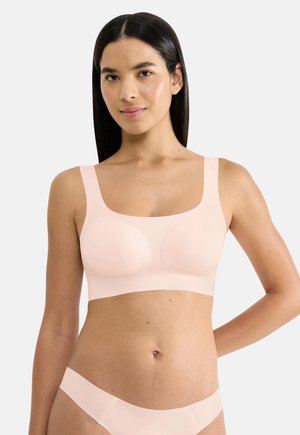 FEEL 2.0 TOP - Hosszított melltartó - puff pink